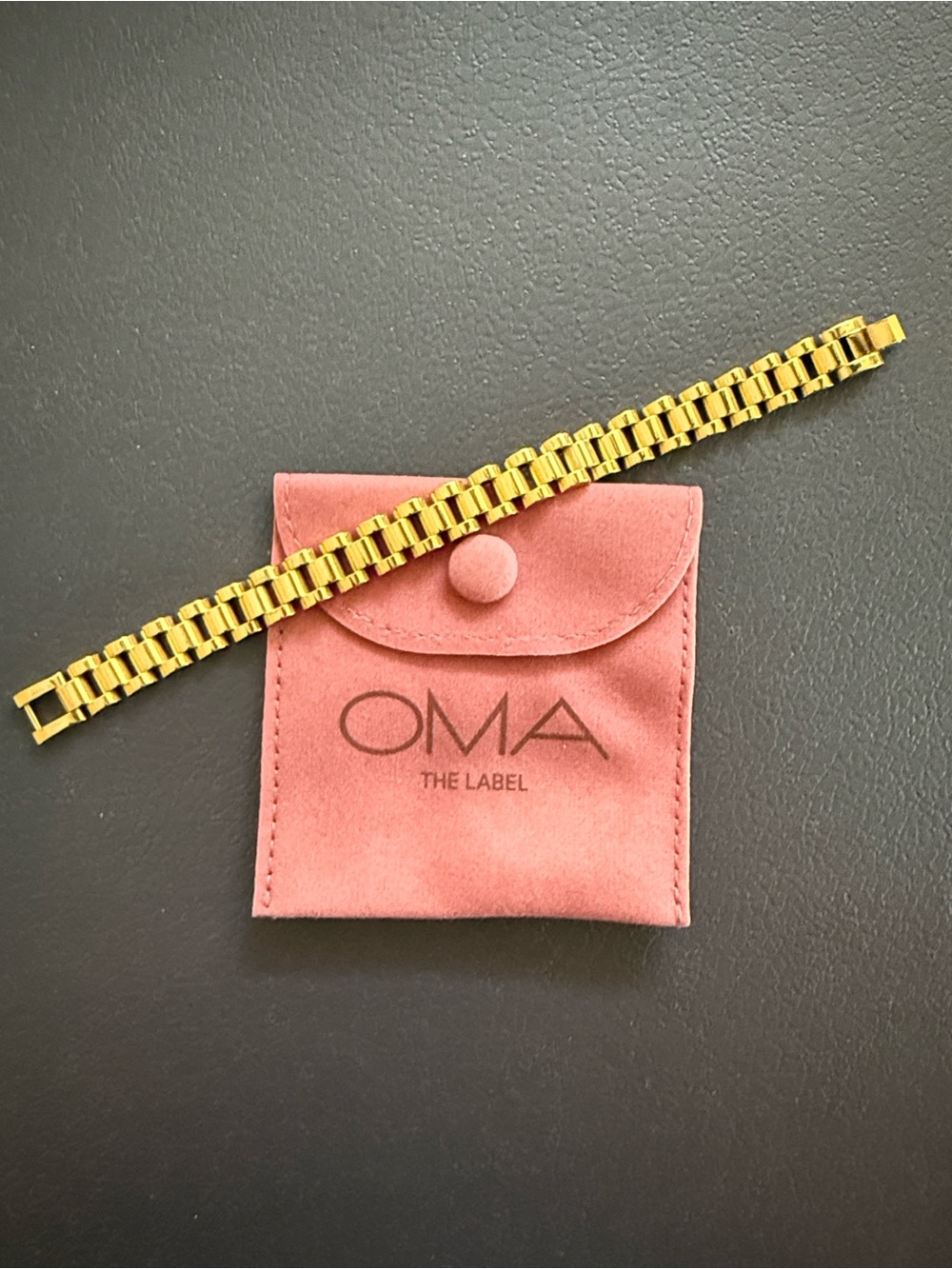 Oma The Label Gold Link Bracelet